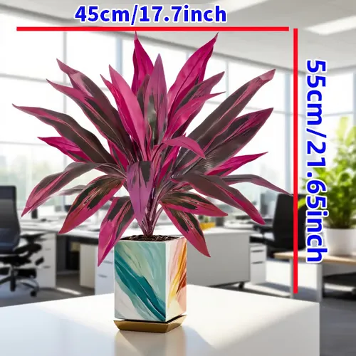 🔥Last Day 60% OFF - Artificial Boston Fern & Dragon's Blood Tree Plants