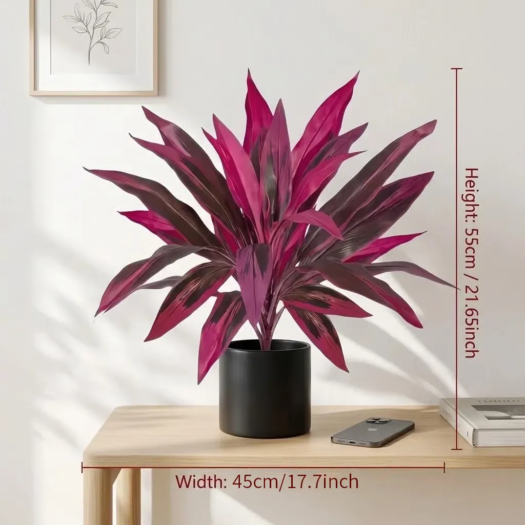 🔥Last Day 60% OFF - Artificial Boston Fern & Dragon's Blood Tree Plants