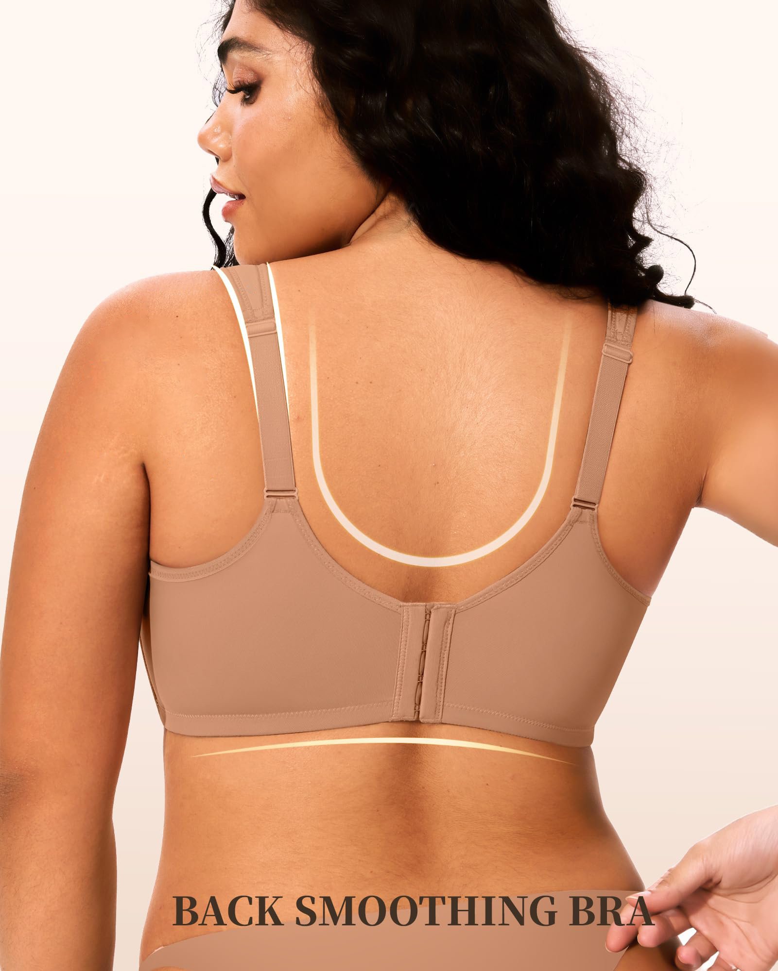 🔥Limited-time 50% off⏰Women's Elegant Sheer Full Coverage Minimizer Bra💗
