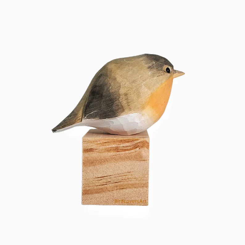 Woodcarving Bird | Woodcarving Art | Hand-painted Art