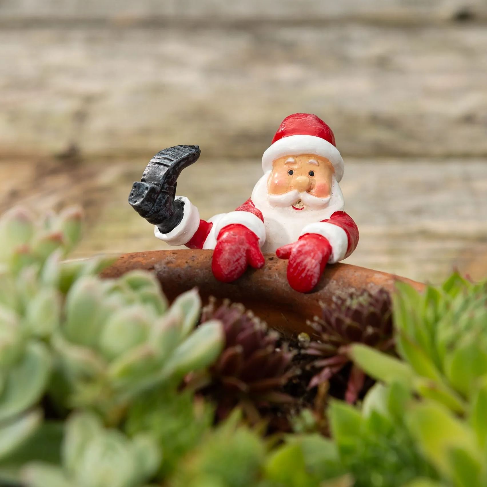 Handmade Christmas Flower Pot Buddy | Hand Painted Art