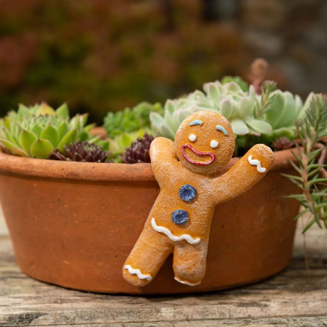 Handmade Christmas Flower Pot Buddy | Hand Painted Art