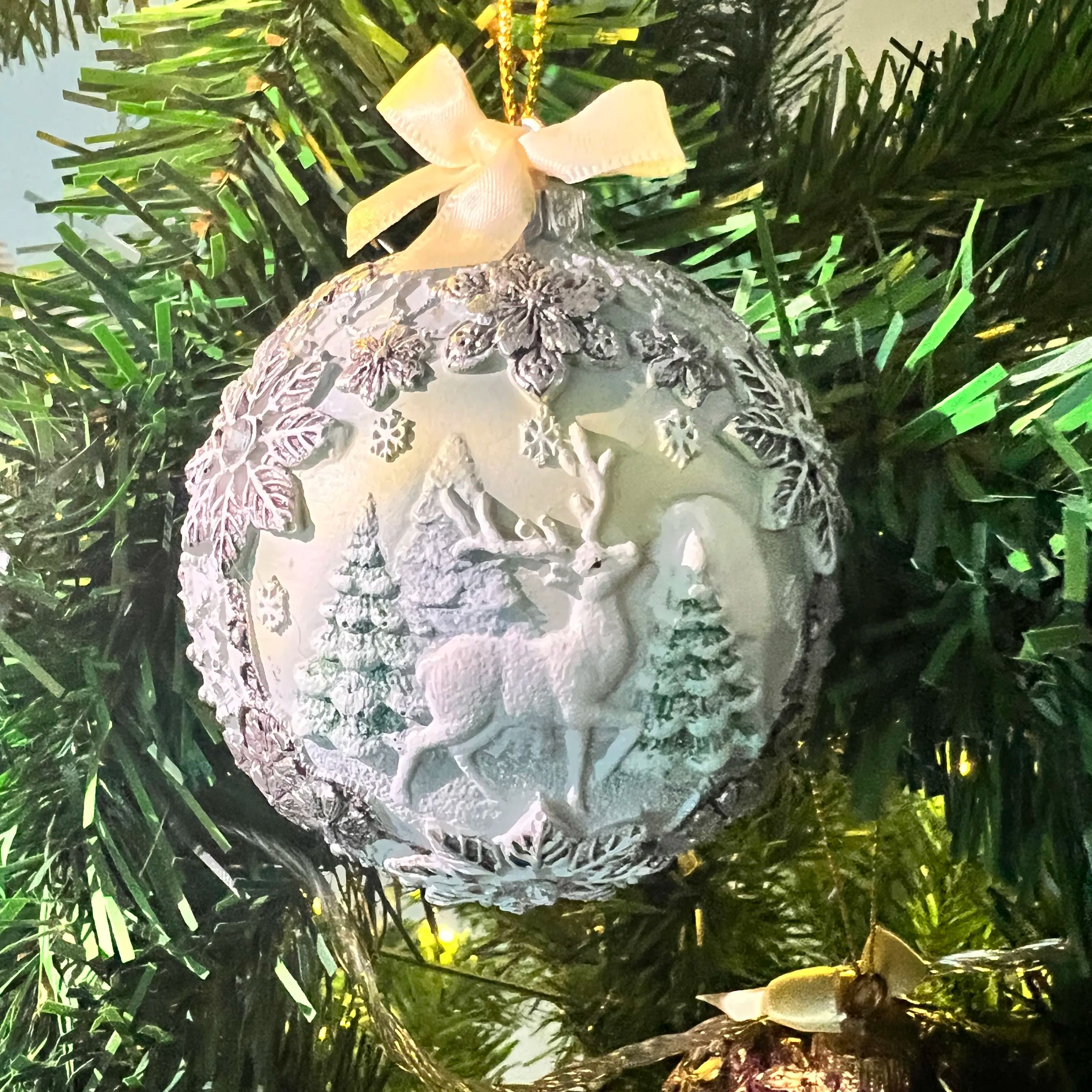 🎄Fairytale Planet Painted Ornaments | Christmas tree decorations | Hand-painted art