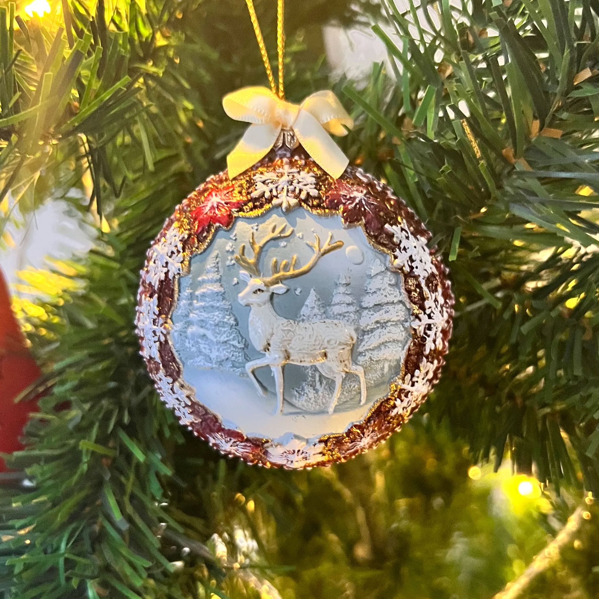 🎄Fairytale Planet Painted Ornaments | Christmas tree decorations | Hand-painted art