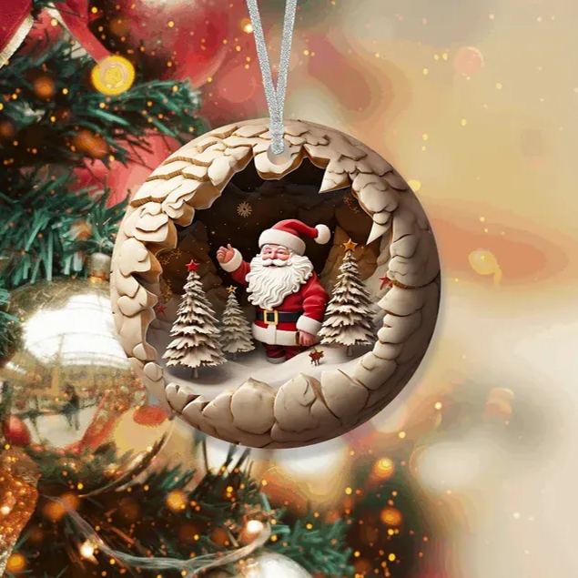 🎄3D Effect Christmas Tree Ornament | Christmas tree decorations | Christmas gifts