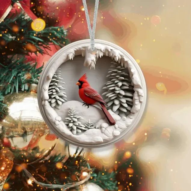 🎄3D Effect Christmas Tree Ornament | Christmas tree decorations | Christmas gifts
