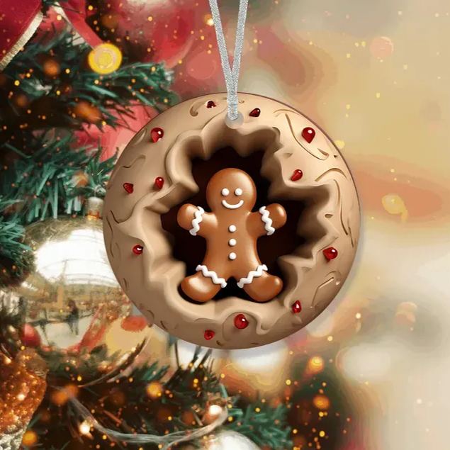 🎄3D Effect Christmas Tree Ornament | Christmas tree decorations | Christmas gifts