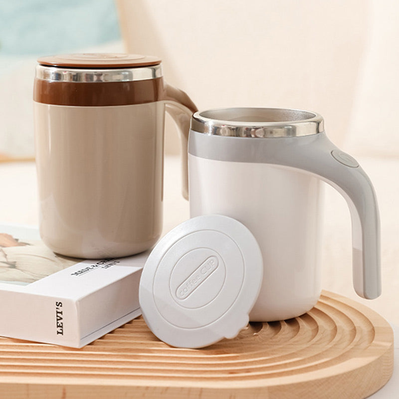 Automatic Magnetic Stirring Coffee Mug with Lid