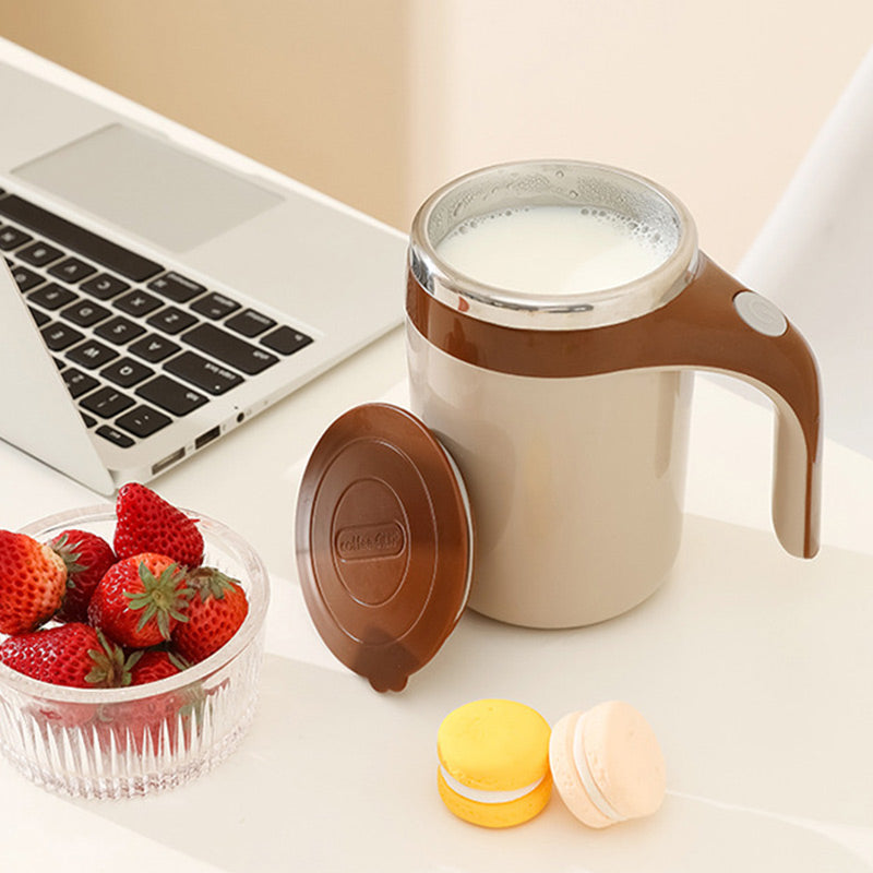 Automatic Magnetic Stirring Coffee Mug with Lid