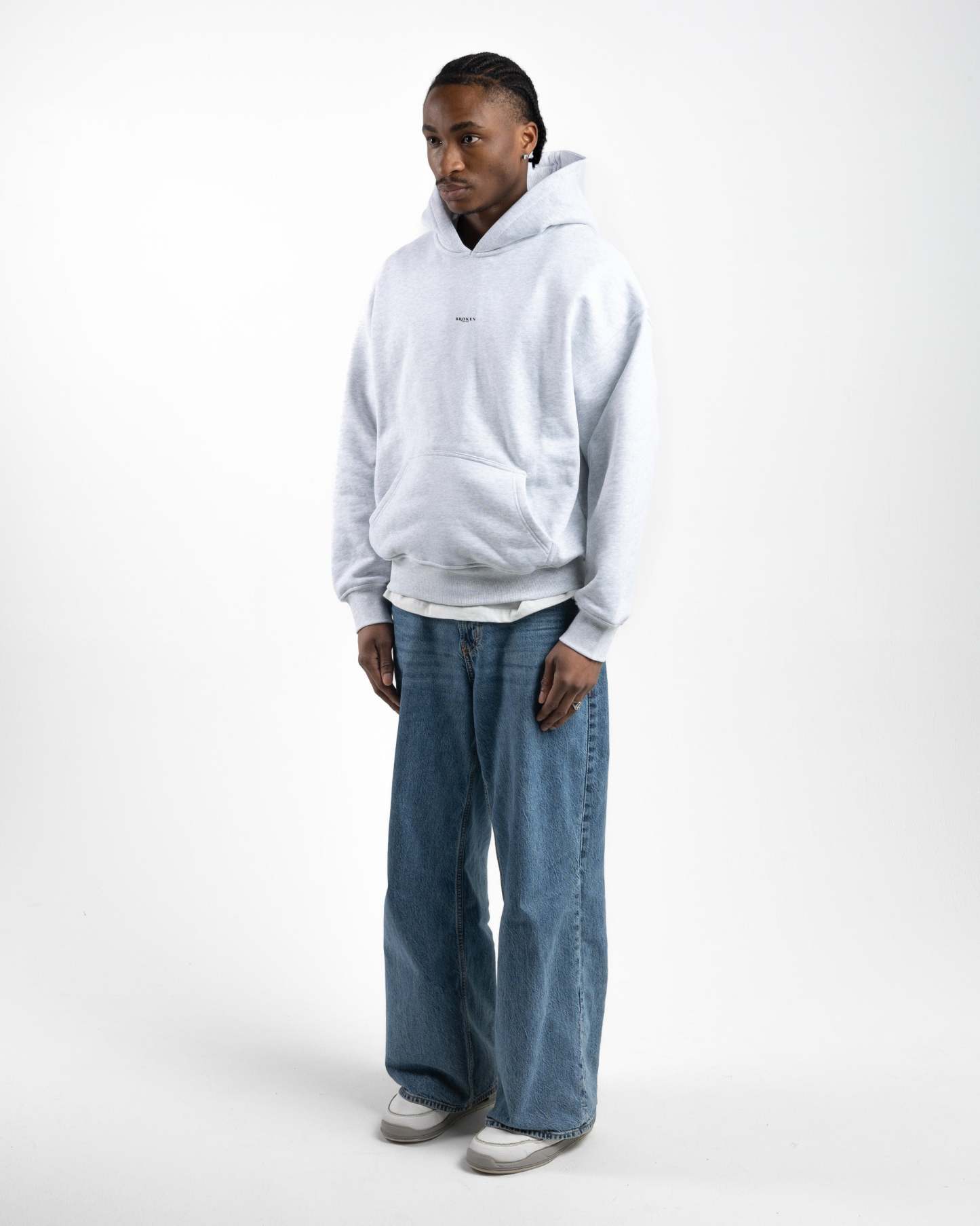 CLASSIC GREY HOODIE-Fineriform