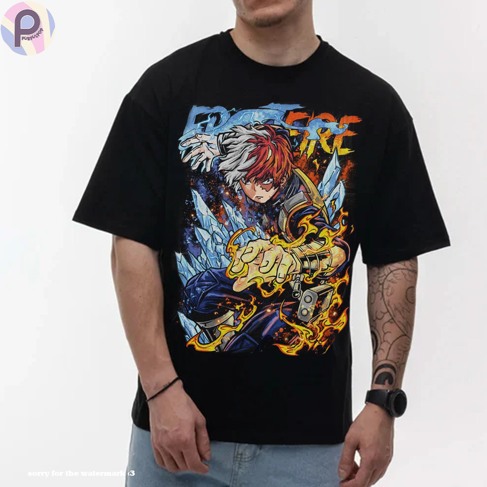 Shoto Todoroki My Hero Academia MHA Vintage Shirt