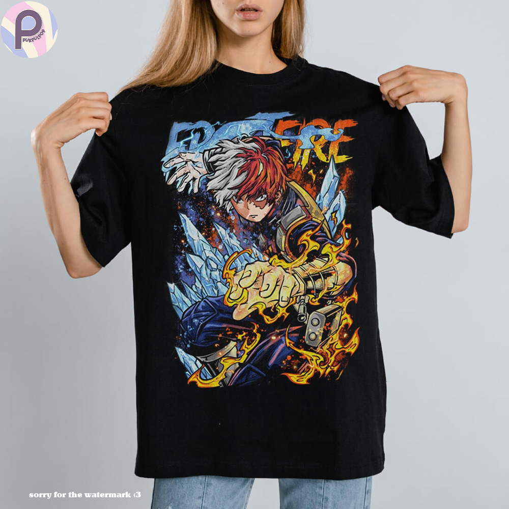 Shoto Todoroki My Hero Academia MHA Vintage Shirt
