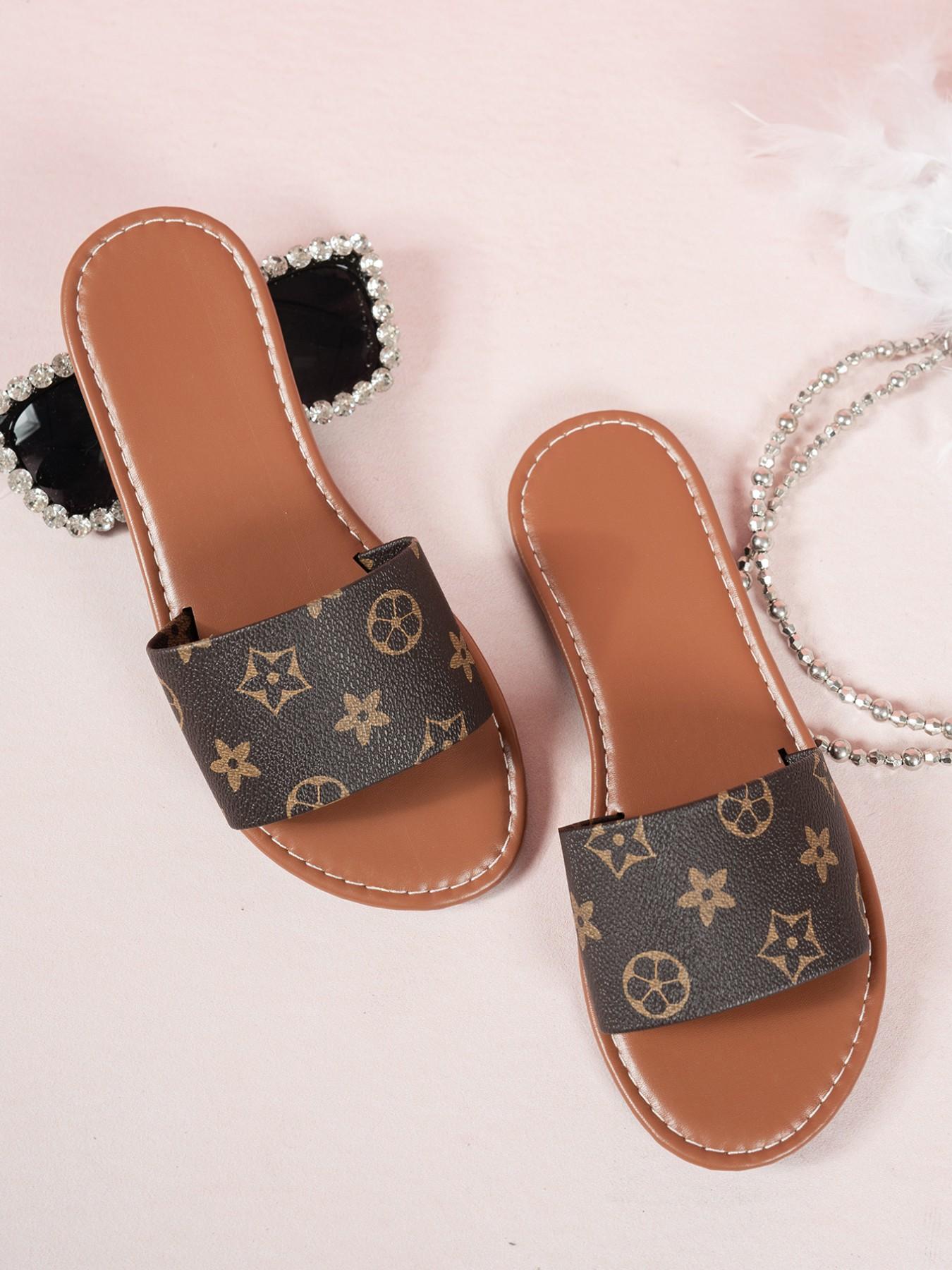 Women's Flat Sandals Comfortable Slip-On Shoes, Casual Summer Footwear for Daily Wear, Stylish Ladies' Flats for Everyday Use, Flat Heel Pu Leather Slides Women's Flat Sandals Comfortable Slip-On Shoes, Casual Summer Footwear for Daily Wear, Stylish Ladies' Flats for Everyday Use, Flat Heel Pu Leather Slides