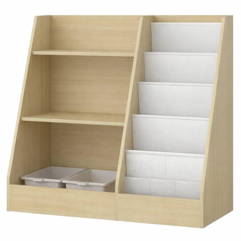 Spielzeugregal mit Ablagen und Fächern für Kinderzimmer