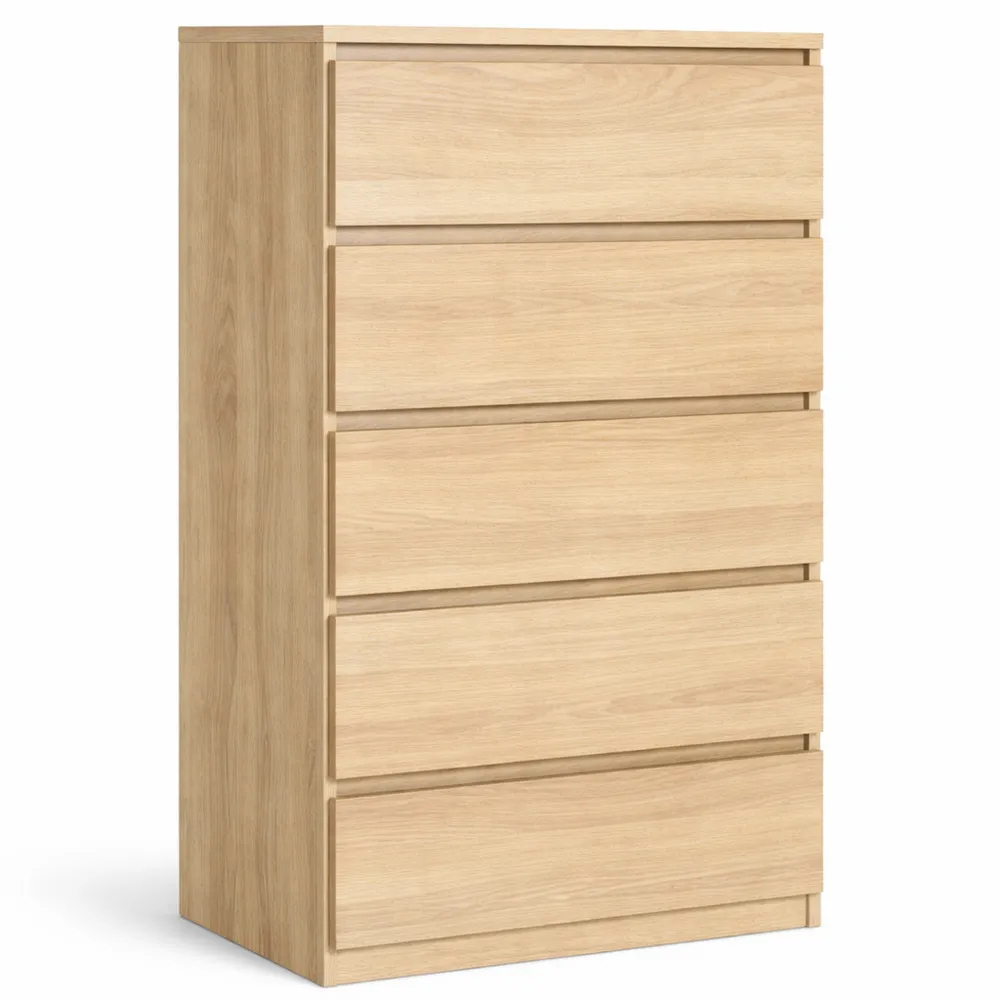 Hochschränkchen mit 5 Schubladen für Wohnzimmer und Schlafzimmer