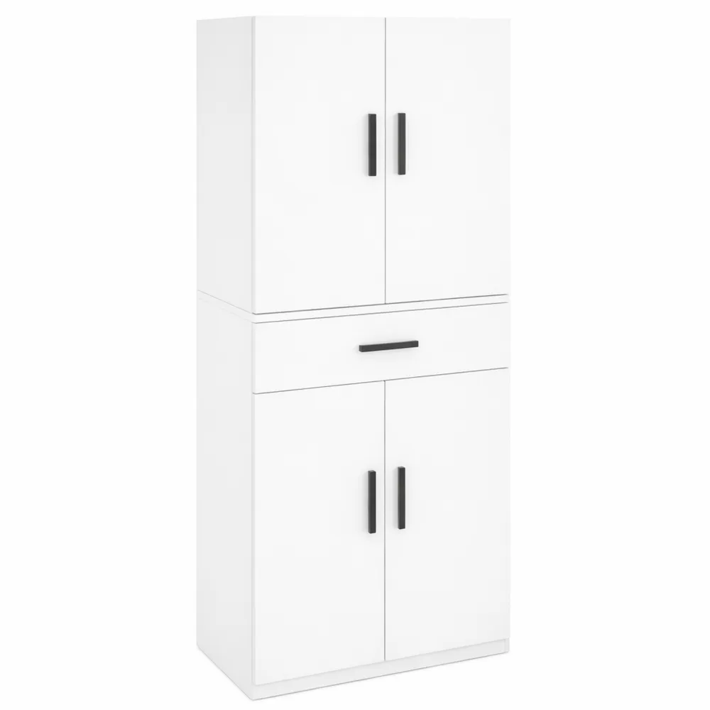 Vielseitiger Hochschrank 60 cm Breit mit Schublade und 4 Türen