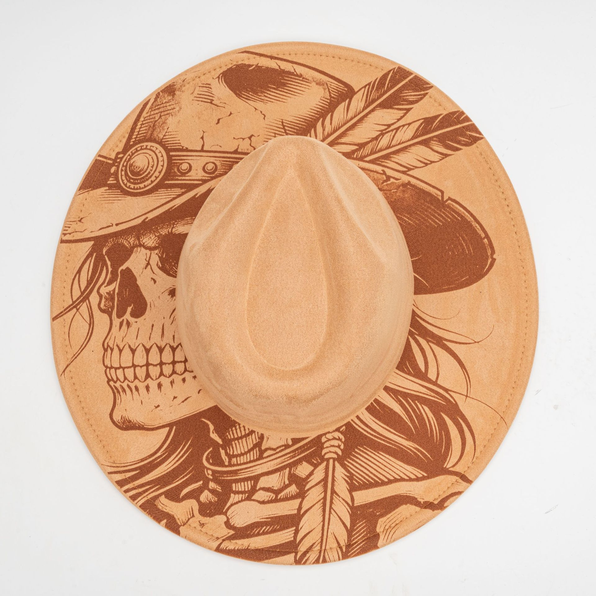 Color Light Camel - Western Hat