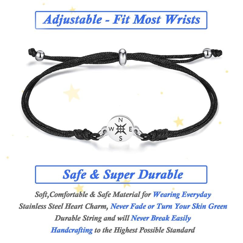Graduation Bracelet Gift Set with Cap Box
