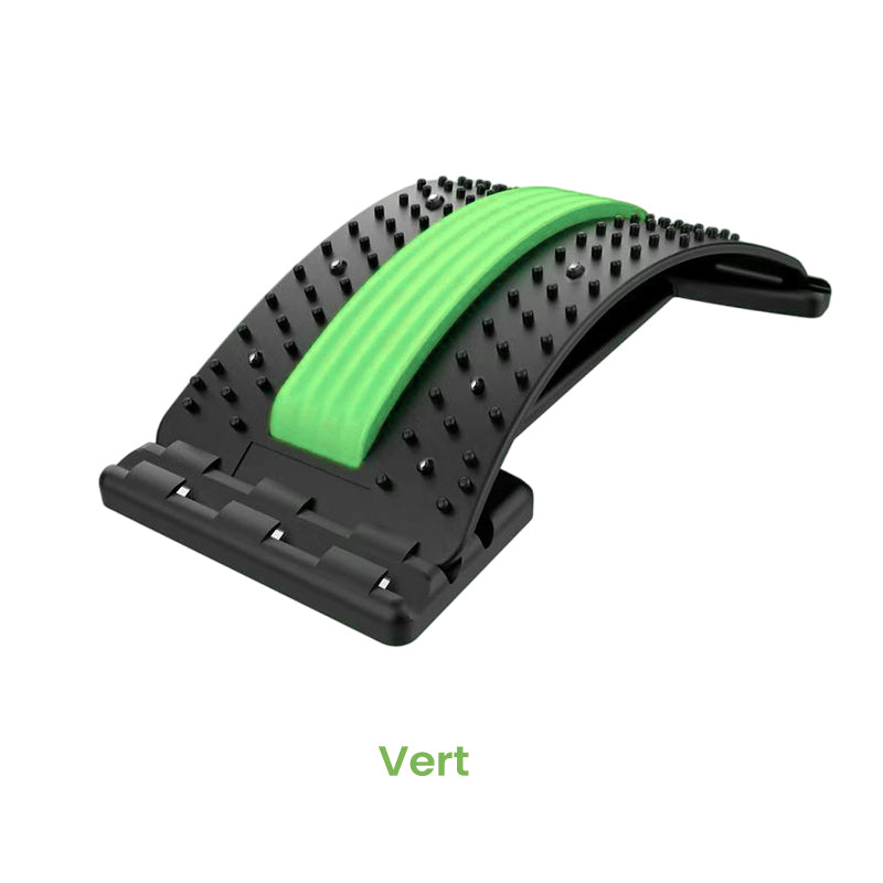 🩹 50% OFF FLASH SALE ! ⚡ Lumbar Stretcher – Ergonomic Spine Support, Adjustable Stretching Levels, Lightweight & Portable 🪑
