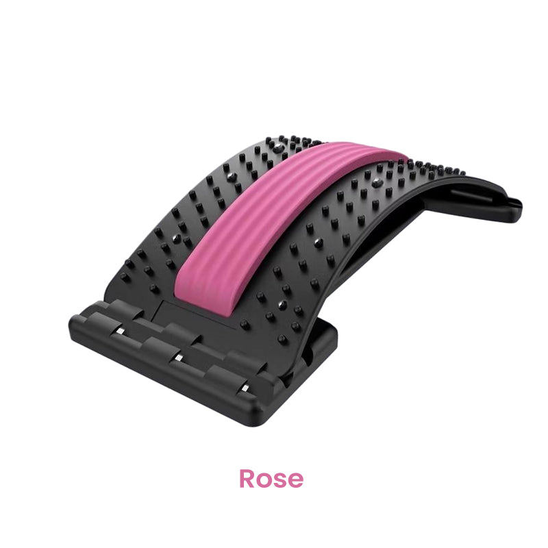 🩹 50% OFF FLASH SALE ! ⚡ Lumbar Stretcher – Ergonomic Spine Support, Adjustable Stretching Levels, Lightweight & Portable 🪑