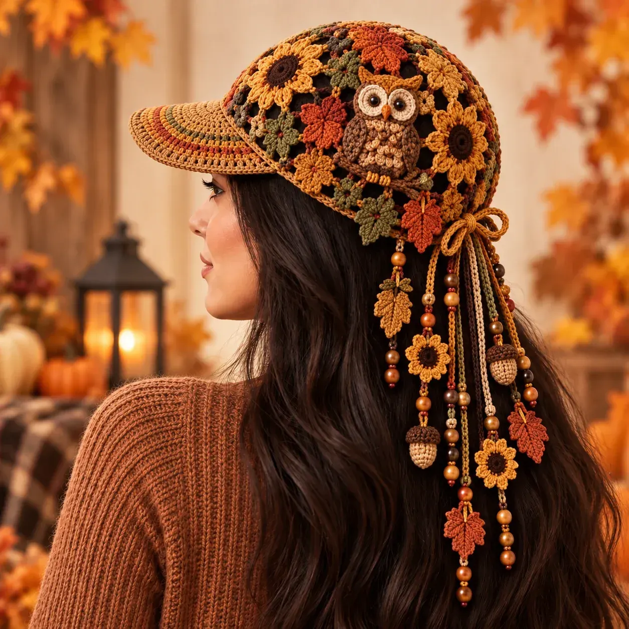  49% OFF 🍂 Women’s Handcrafted Crochet Autumn Bloom Cap | 6 Designs
