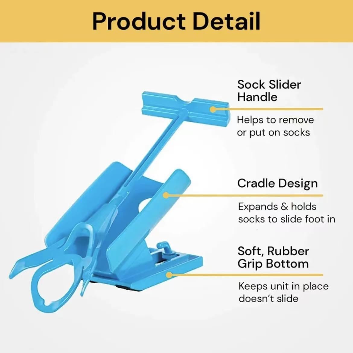 🔥🔥Sock Aid Tool for Easy Sock Application and Removal
