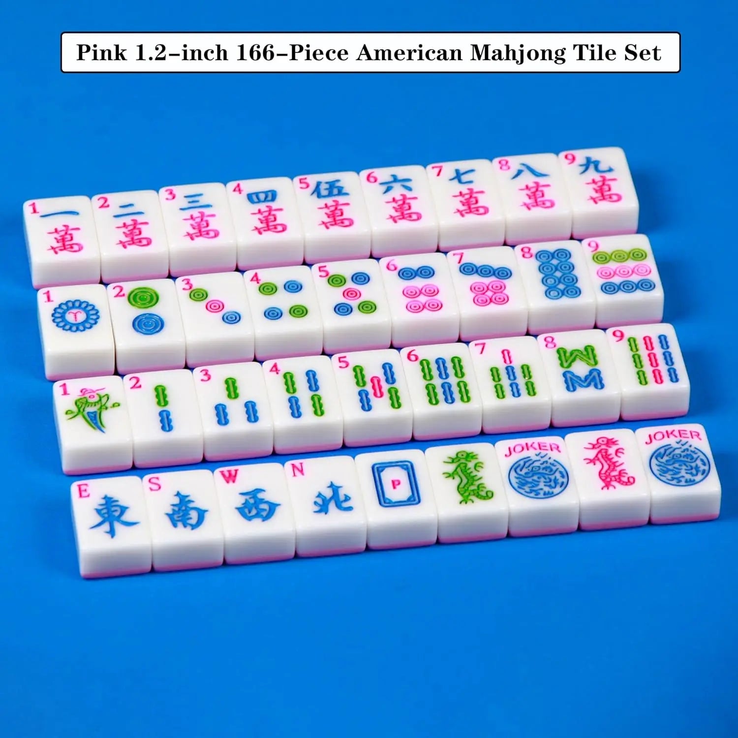 🀄Premium American Mahjong Set — 166 Tiles, 1.2-Inch