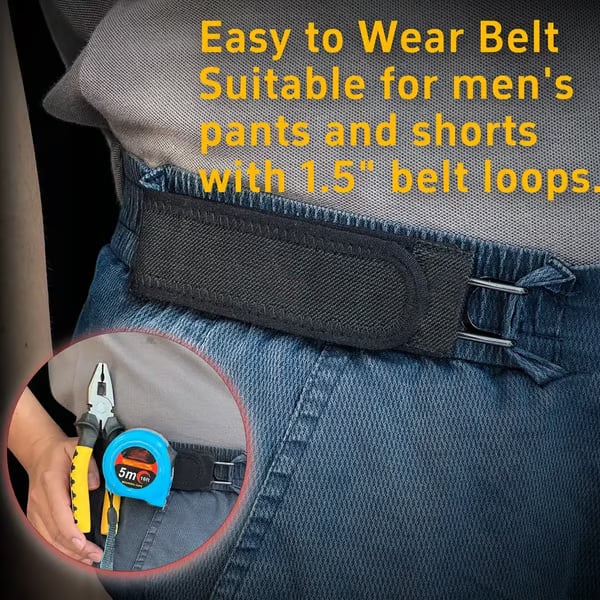 Say Goodbye to Uncomfortable Traditional Belts Forever - 🔥No Buckle Elastic Belt