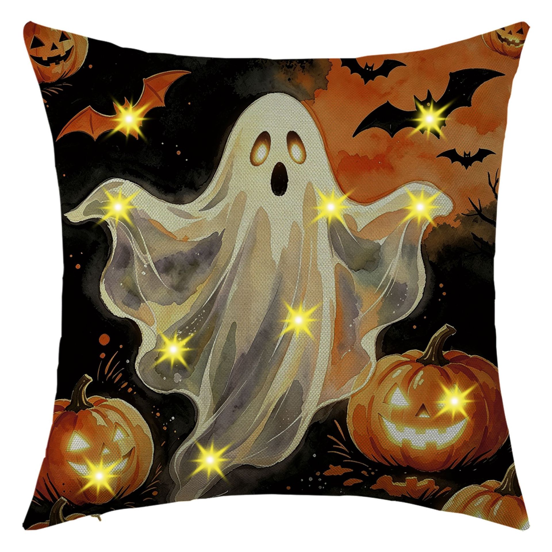 HALLOWEEN Statement Glow Pillow — Dark Edition