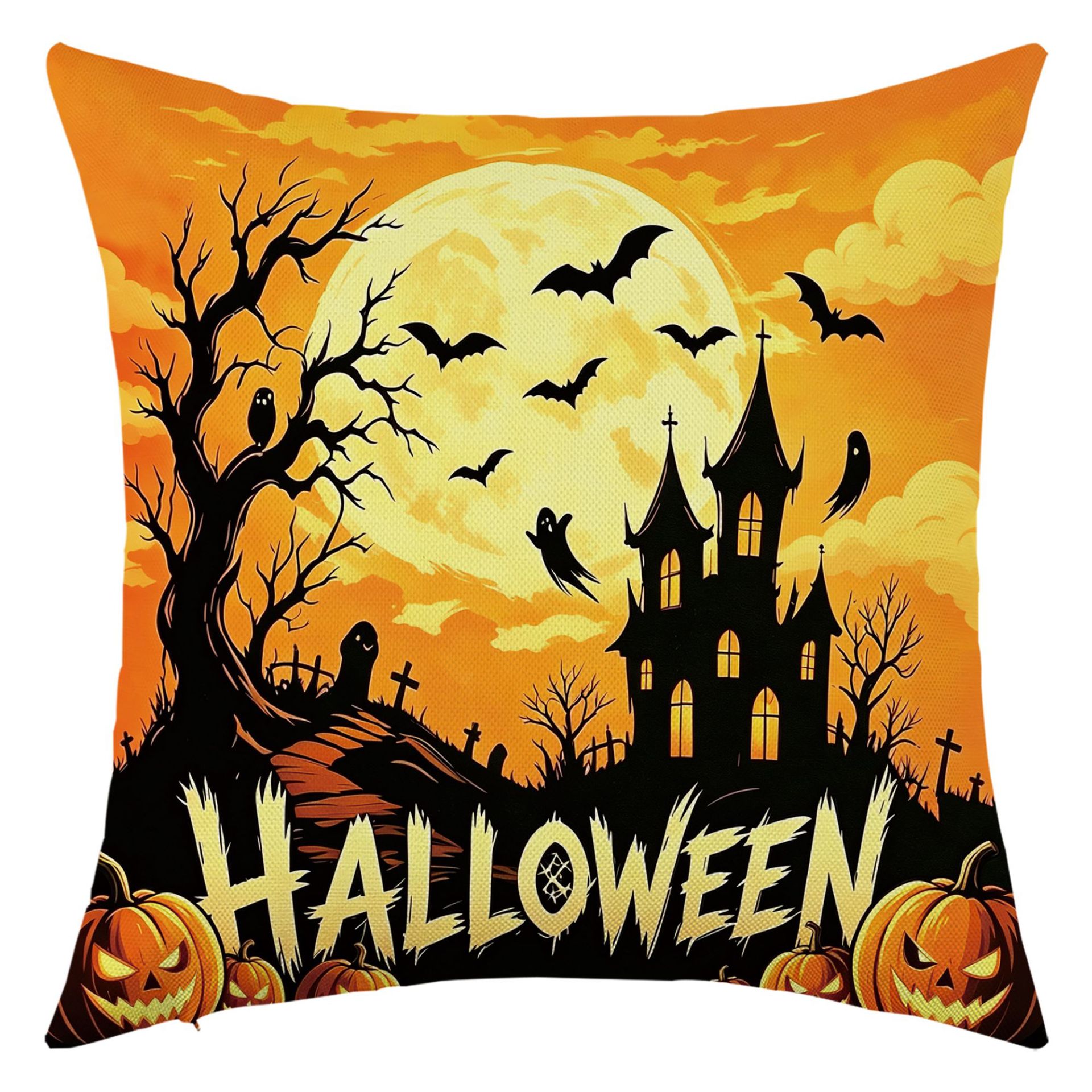 HALLOWEEN Statement Glow Pillow — Dark Edition