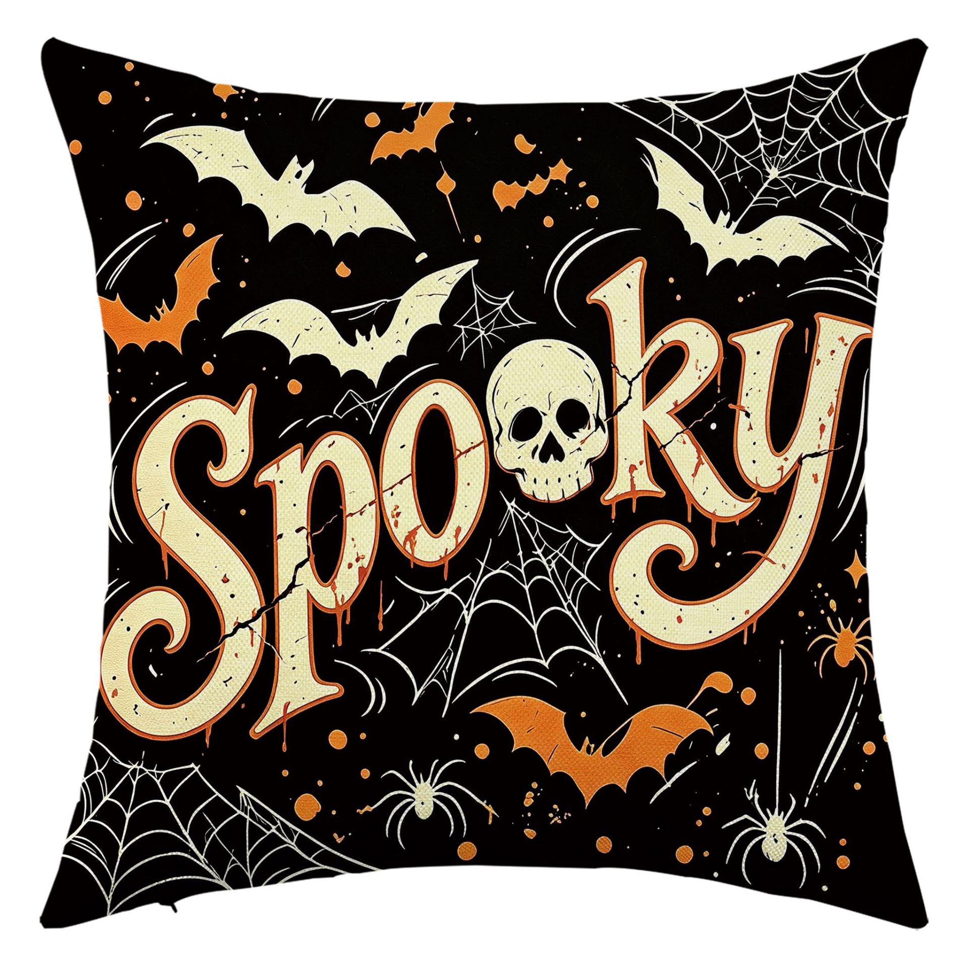 HALLOWEEN Statement Glow Pillow — Dark Edition
