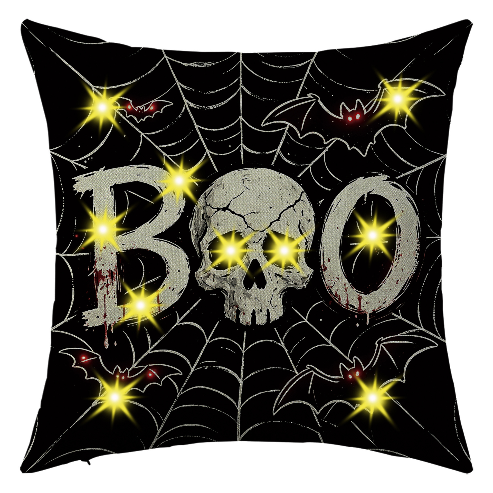 HALLOWEEN Statement Glow Pillow — Dark Edition