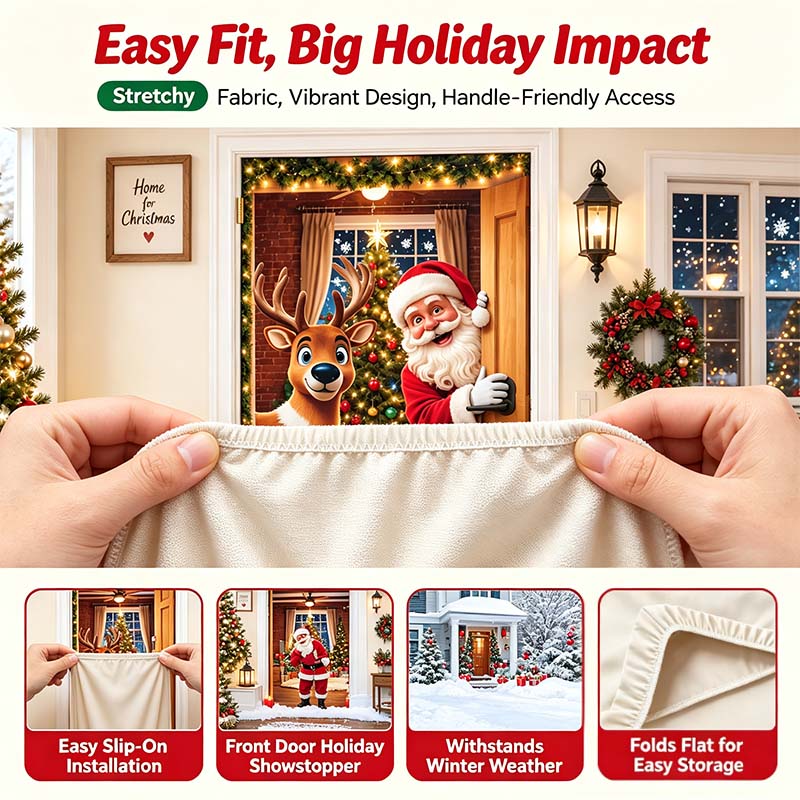 Holiday Door Cover Craftsmanship and Details