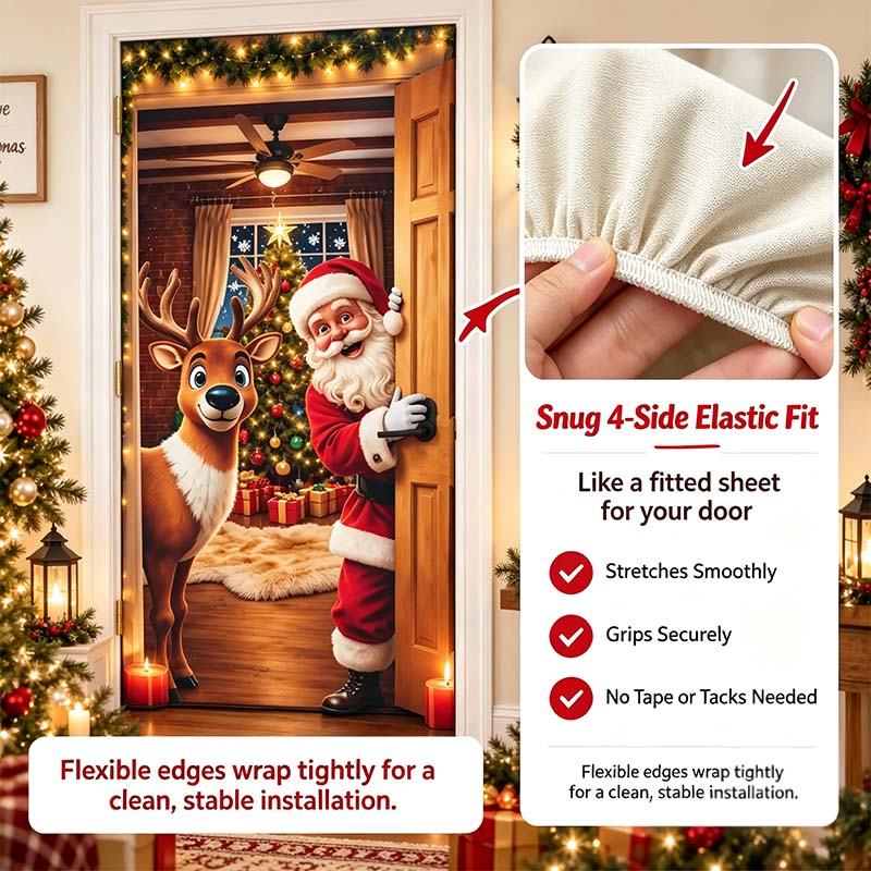 Holiday Door Cover Installation Steps