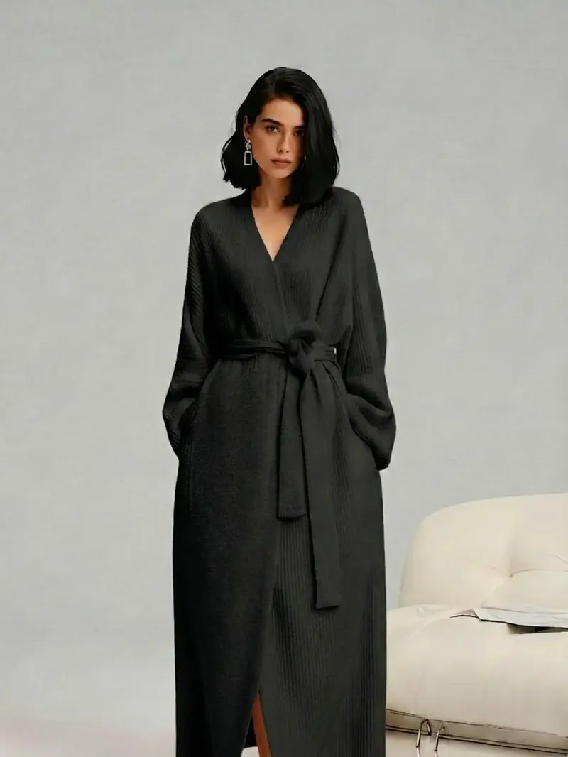 Outdoor Wearable Double-Sided Fleece Robe Outdoor Wearable