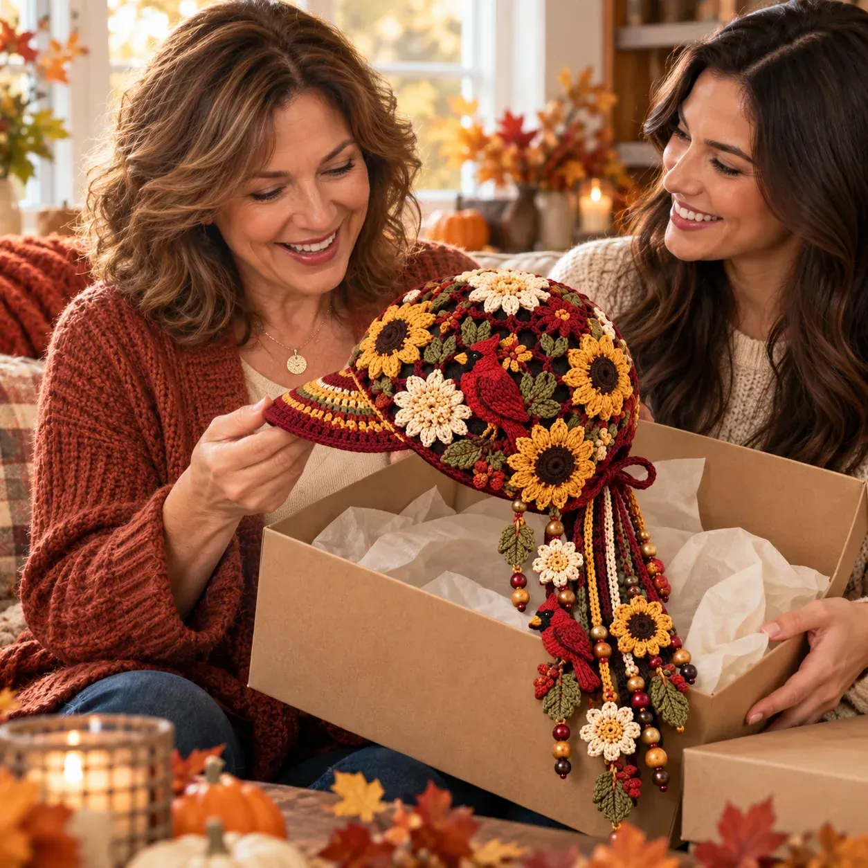  49% OFF 🍂 Women’s Handcrafted Crochet Autumn Bloom Cap | 6 Designs