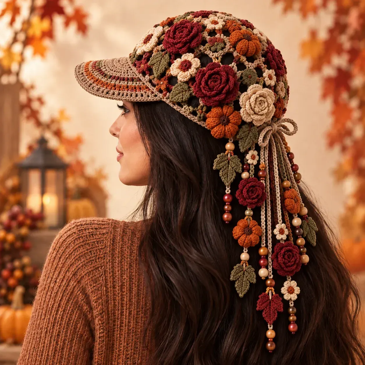  49% OFF 🍂 Women’s Handcrafted Crochet Autumn Bloom Cap | 6 Designs