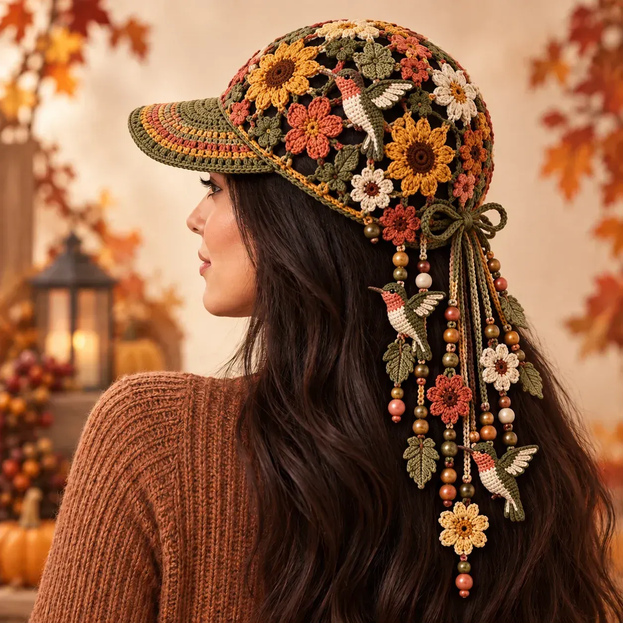  49% OFF 🍂 Women’s Handcrafted Crochet Autumn Bloom Cap | 6 Designs