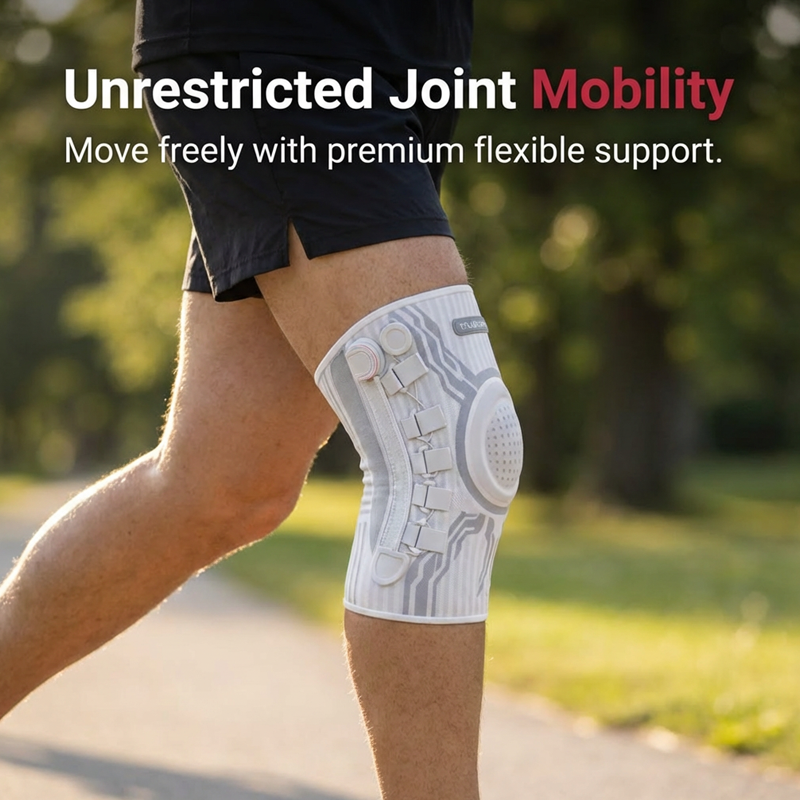 Smart Knee Brace with Adjustable Compression Knob🦵