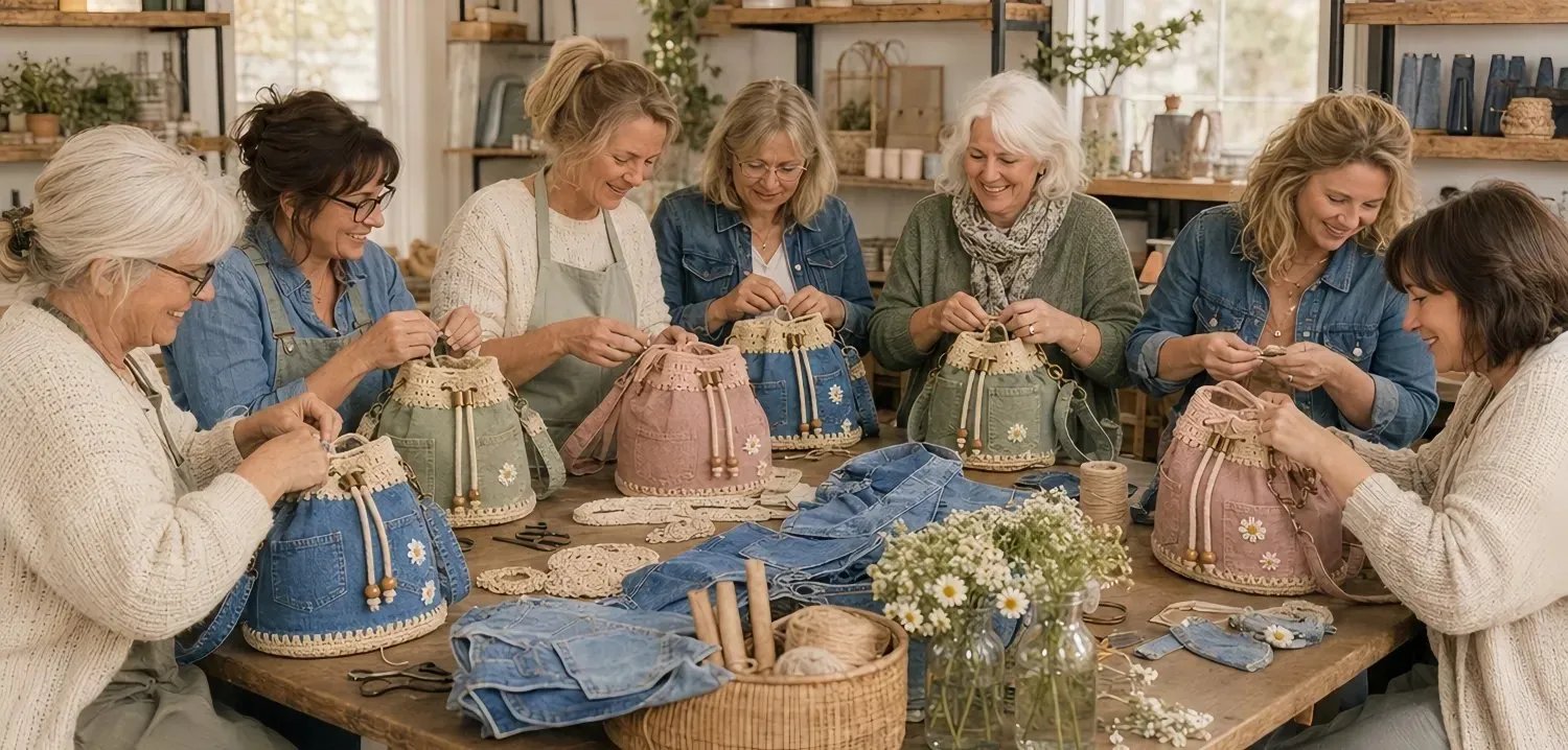 Handmade Crafting Process Banner