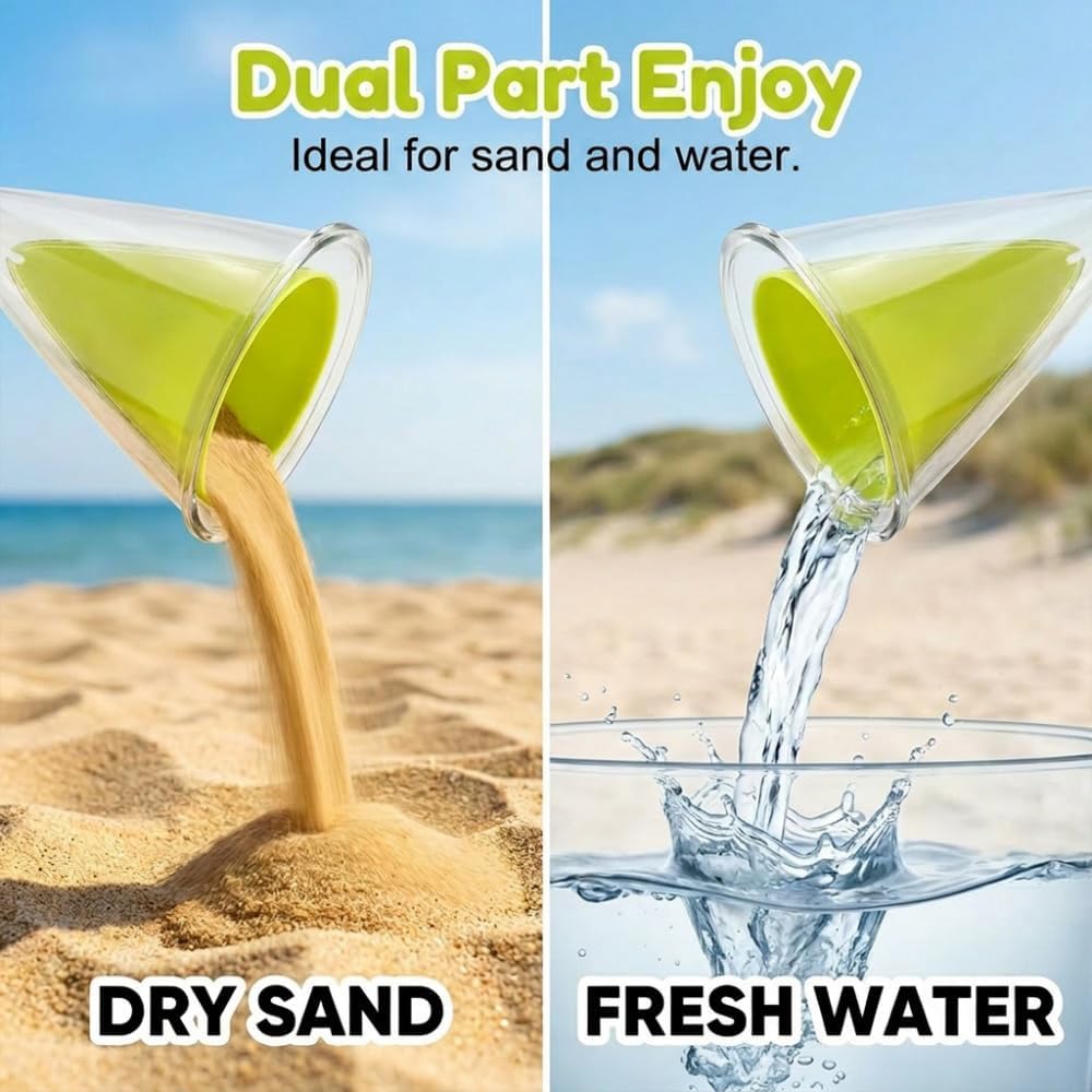 ✨Kids Sand & Water Funnel -Creative Beach Toy for DripSand Castles & Outdoor Play