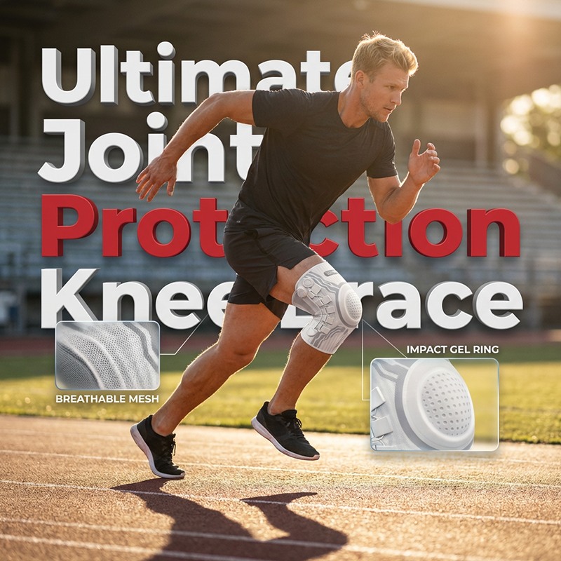 Smart Knee Brace with Adjustable Compression Knob🦵