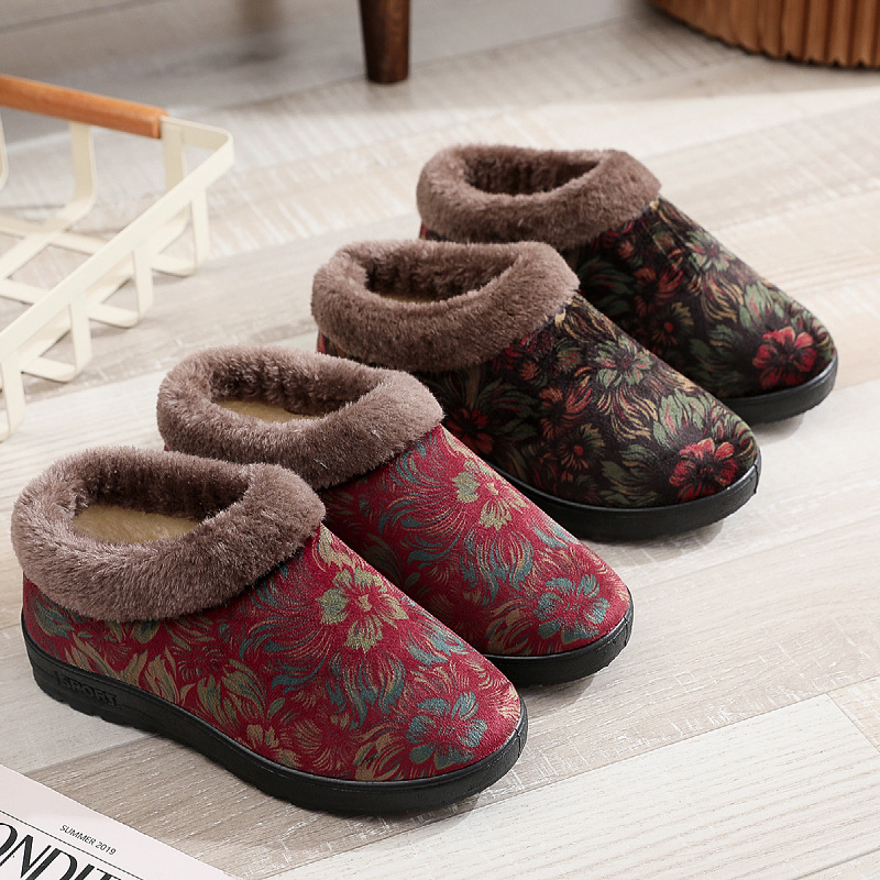 Women’s Winter Warm House Shoes – Thick Lining, Warm & Easy to Walk In