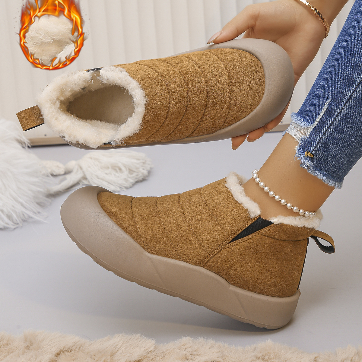 Women’s Warm Winter Snow Boots – Warm, Waterproof Boots for Cold Weather