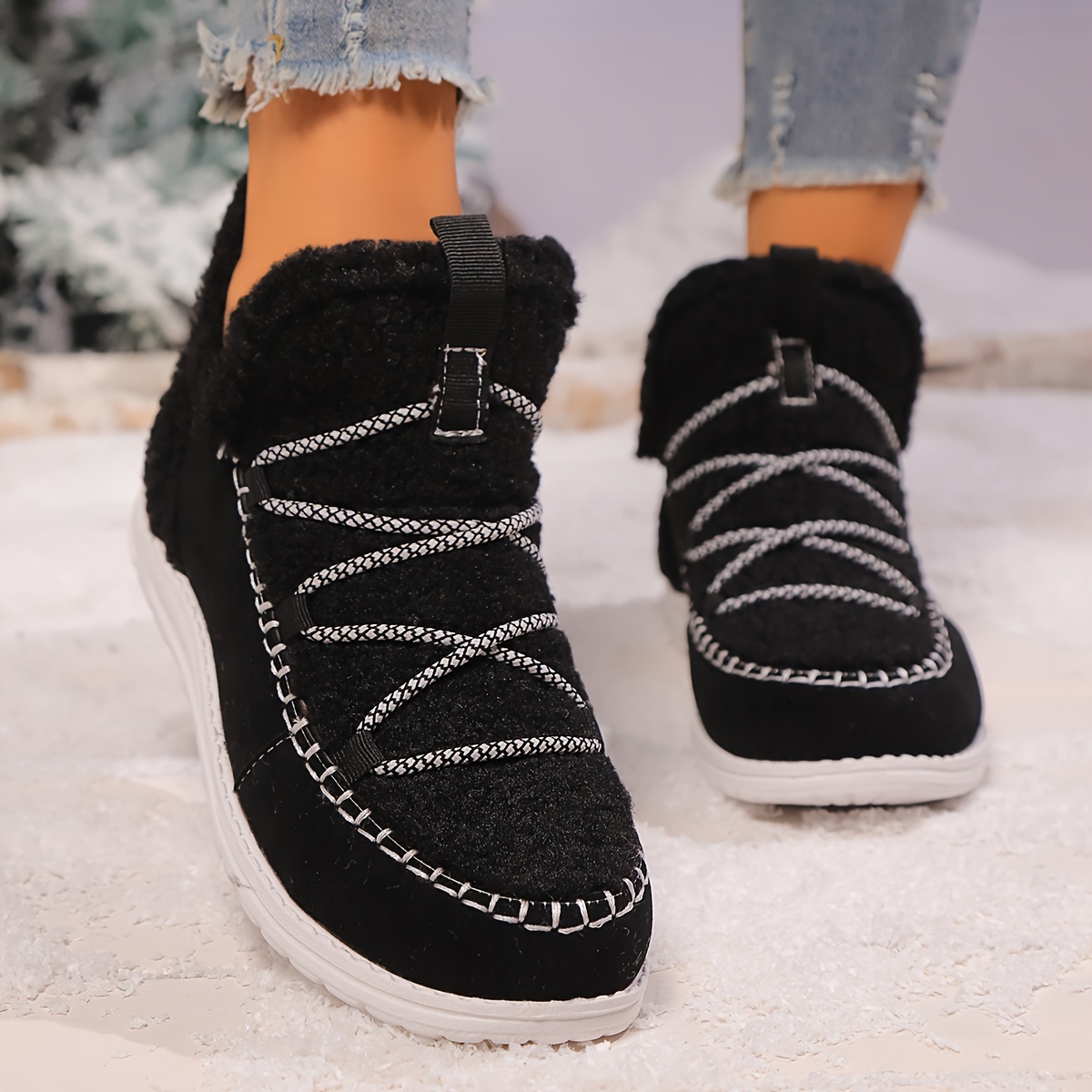 Women’s Winter Comfort Snow Boots– Soft Plush-Lined Snow Boots with a Comfortable Insole