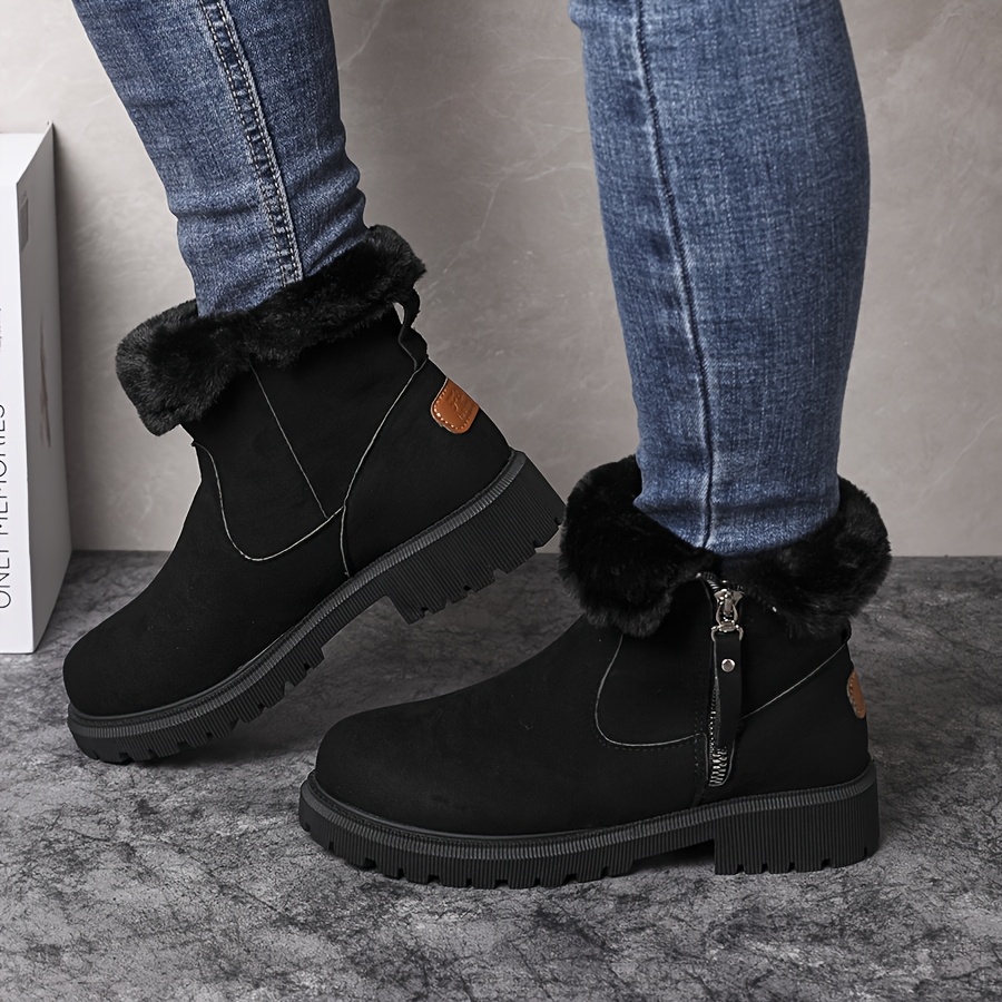 Women’s Warm Plush-Lined Winter Boots