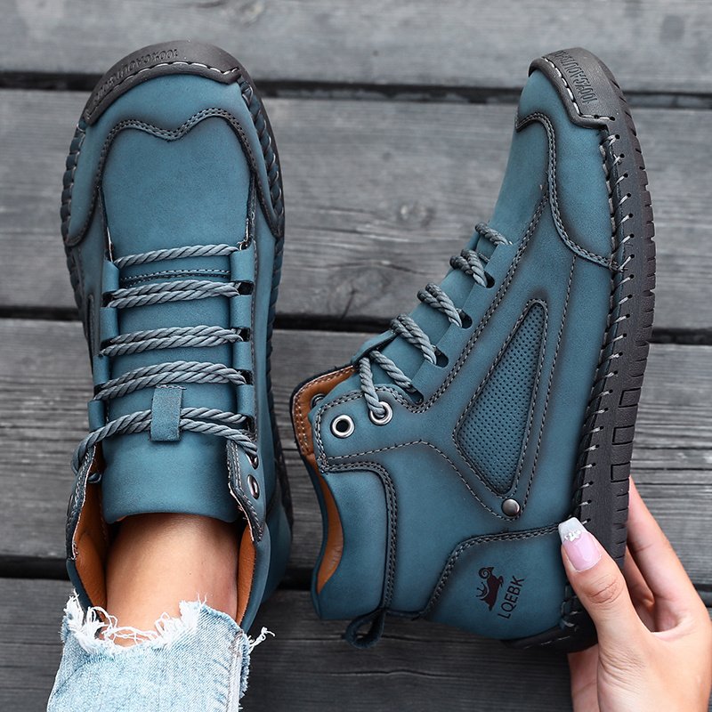 Women’s Lace-Up Ankle Boots – Comfortable All-Season Walking Shoes