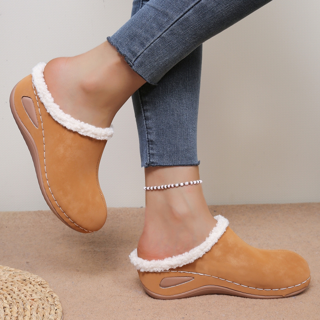 Women’s Warm Slip-On Winter Shoes – Soft Lining, Lightweight & Supportive