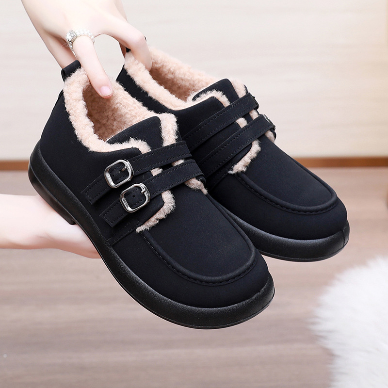 Women’s Warm Winter Shoes – Flat, Fur Lined & Anti-Slip for All-Day Comfort