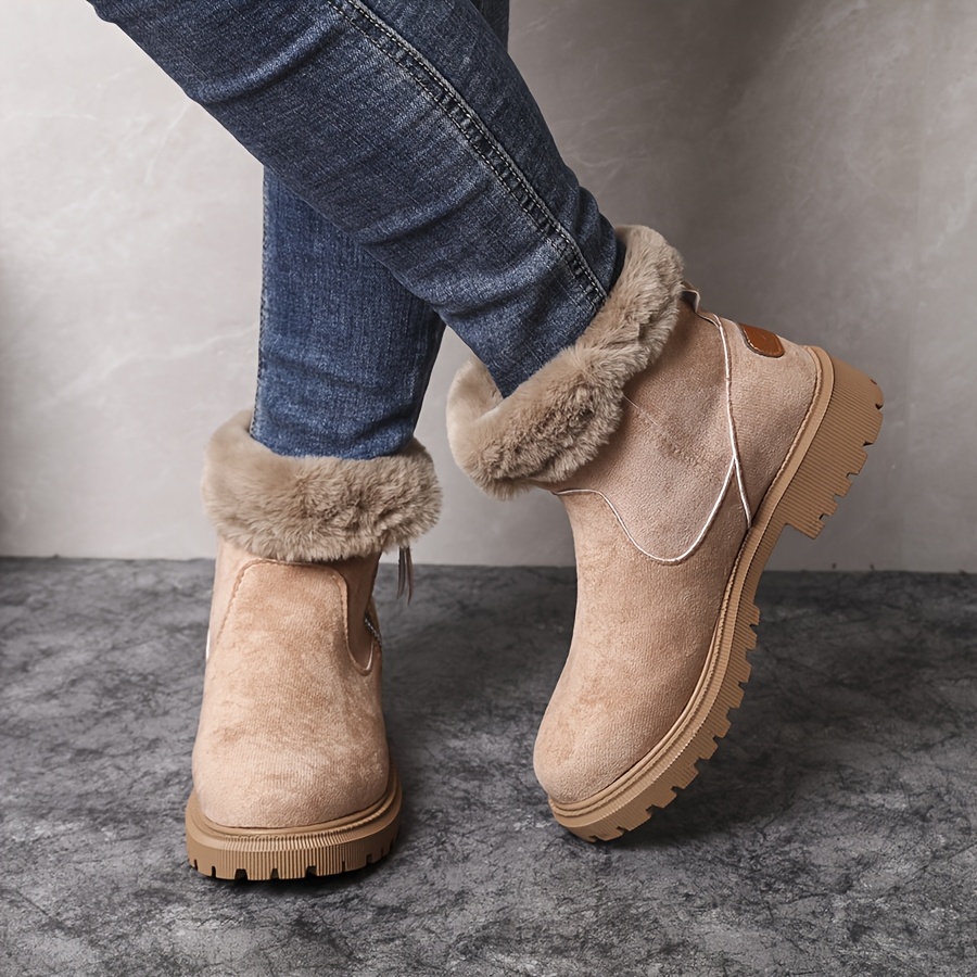 Women’s Warm Plush-Lined Winter Boots